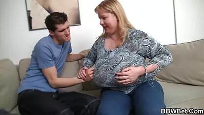 Tetona culo gordo plumper olas extraño's polla videos de xxx de viejas
