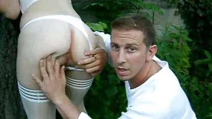 Real amateur pareja francesa # rec folla en su jardín   orgasmo lesvico