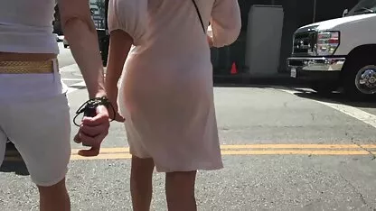 Ver a través de la sexy vestido de pura xxx por dinero español