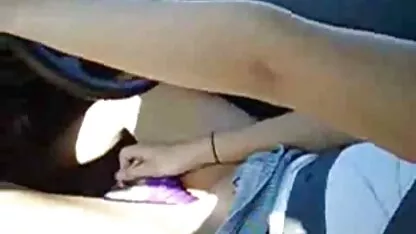 Sexy esposa driving mientras maldito coño con juguete y Cumming videos de viejitas haciendo el amor
