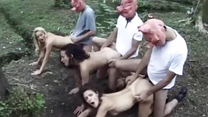 Gangbang en el bosque sexo gay en transporte publico