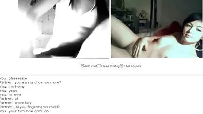 Chica alemana con bonito coño # chatroulette incesto de madres