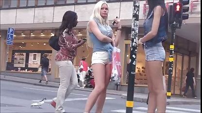 Franco adolescente colillas en pantalones cortos mujeres nalgonas y desnudas