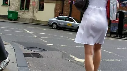 Milf en ver a través de vestido blanco  videos xxx anime español