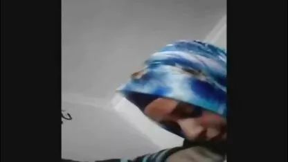 Musulmán hijab turbante chupar la polla serviporni