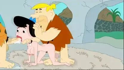 Fred y barney mierda betty flintstones en cartoon pornografía película petardas de travestis