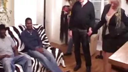 Sylvie, maduro gangbanged por pollas negras para ver películas porno