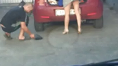 upskirt en el centro de la cubierta mujeres negras arrechas